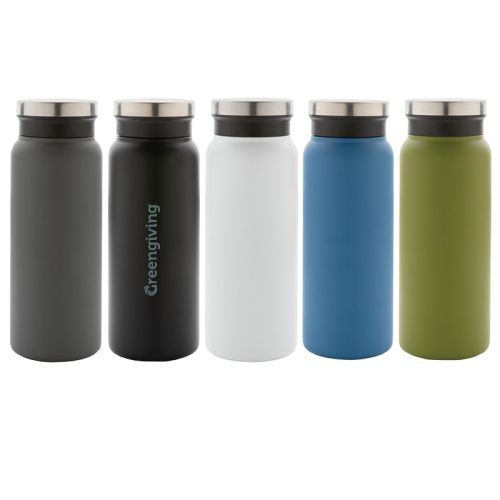 Thermos bottle recycled stainless steel - Image 1